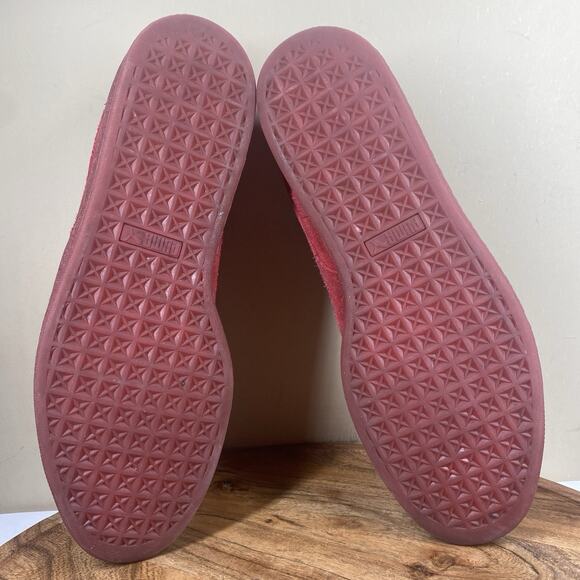 Puma Suede Classic Mono Iced Triple Red Mens Size 11.5 Athletic Shoes 381468-01 - Picture 8 of 10